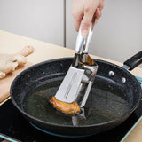 Heavy-Duty Stainless Steel Steak Clamp Tongs – Multi-Purpose Clip for Meat, Bread, BBQ & Cooking