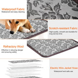 Pet Heating Pad – Electric Waterproof Heating Mat with Adjustable Temperature & Chew-Resistant Cord for Dogs & Cats