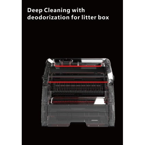 Smart Cat Litter Box with Wide Opening – Automatic Deodorizing, Self-Cleaning & Spacious Design for Multiple Cats