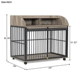 Wooden Kennel – Durable Outdoor Dog House with Weather-Resistant Roof, Raised Base & Ventilation for Medium & Large Dogs