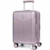 Purple 20-Inch Expandable Hardshell Carry-On with TSA