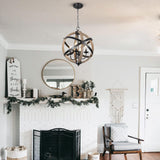 Modern 4-Light Adjustable Pendant Lamp for Restaurants & Homes