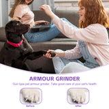 USB-Rechargeable Pet Nail Clippers with LED Light – Safe, Quick-Sensor Clippers for Cats & Dogs of All Sizes