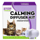 Cat Calming Diffuser 🐾 Anti-Anxiety Plug-In with Pheromones – Stress & Behavior Relief for Happy Cats