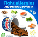 Probiotics for Dogs – Digestive Enzymes & Prebiotics for Gut Health, Allergy Relief, Yeast Balance & Immunity