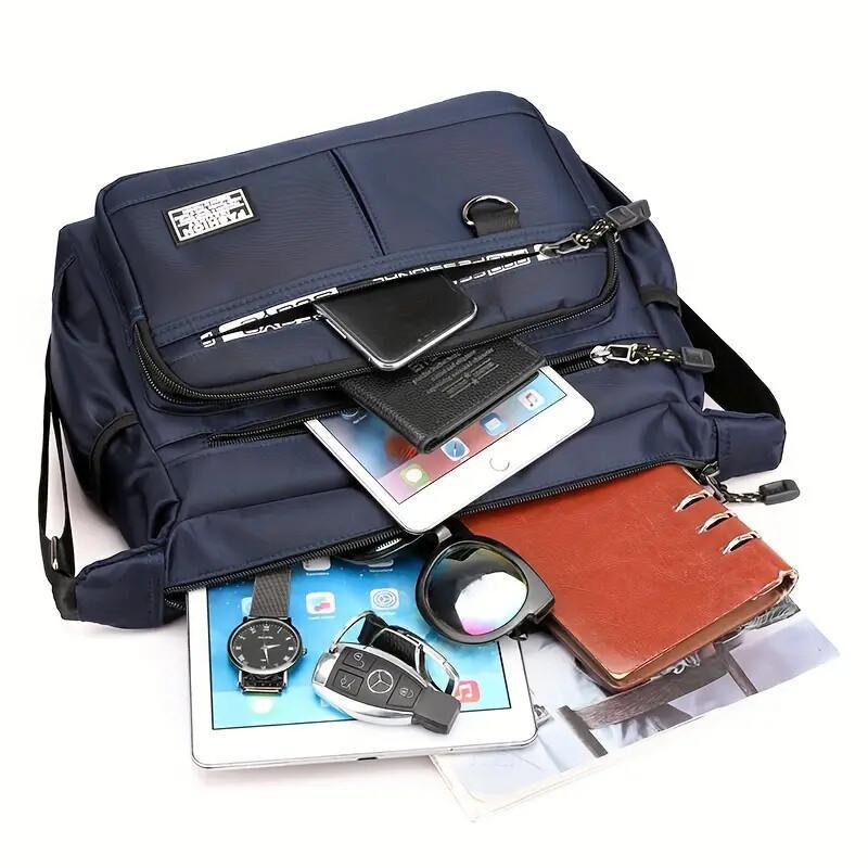 Large Capacity Men’s Waterproof Backpack – Multi-Pocket Business & Casual Shoulder Bag