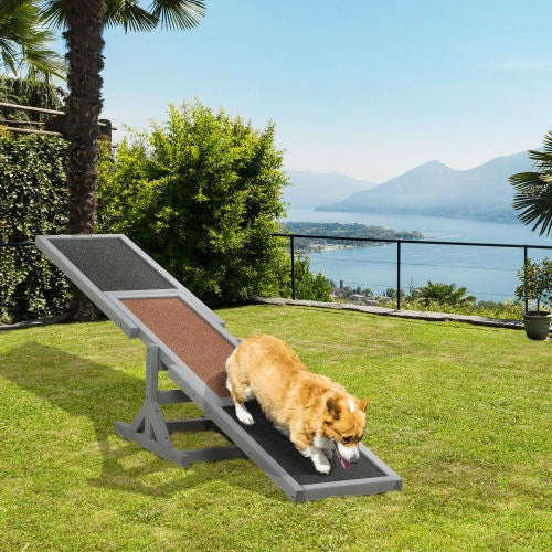 ooden Dog Agility Seesaw – Training & Exercise Platform for Dogs, Outdoor Running & Balance Game Equipment