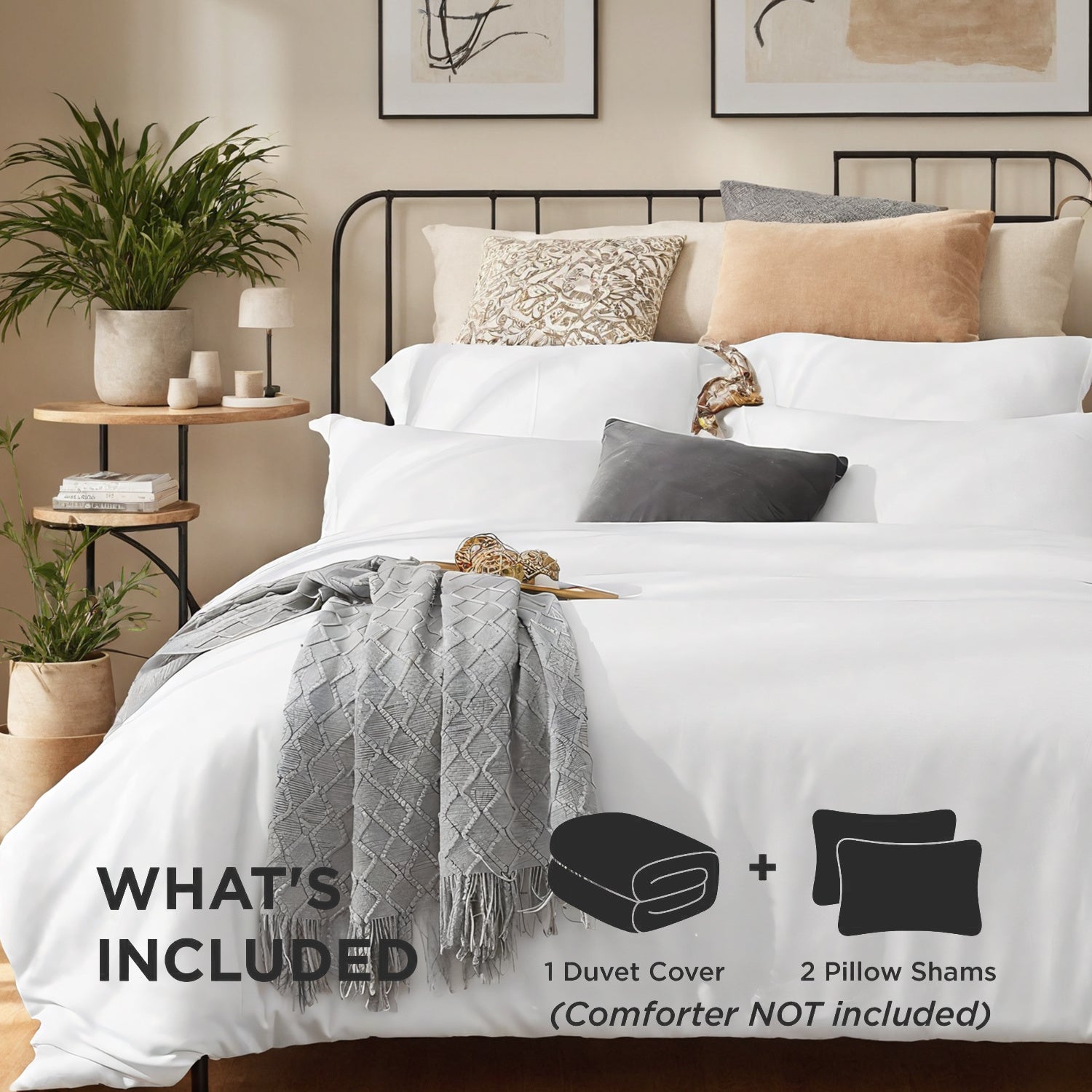 3-Piece Solid Color Quilt Cover Set – Super-Soft Microfiber, Included Quilt Cover & Pillowcase, Hotel-Style Brushed Texture, Pink