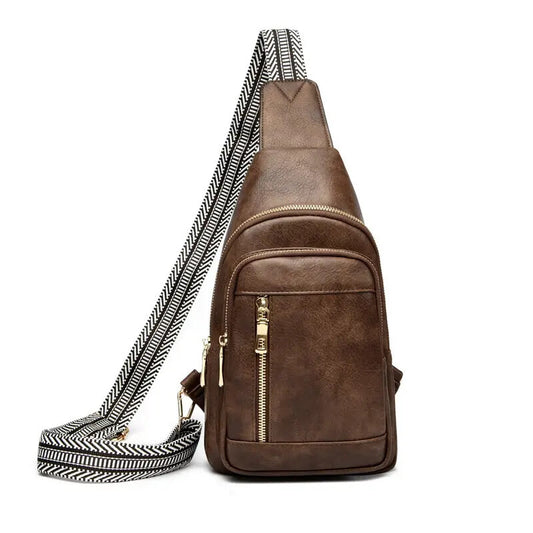 Women’s Large Crossbody Handbag – Multi-Layered PU Leather Shoulder & Messenger Bag