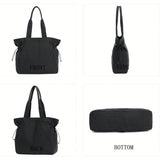 18L Side Cinch Shopper Bag 👜 Lightweight Tote Shoulder Handbag – Perfect for Shopping, Workout, Travel & Beach