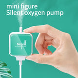 Nepall Mini Air Pump – Xiaomi Version Silent USB Aquarium Oxygen Pump, Energy-Efficient Aerator for Fish Tanks