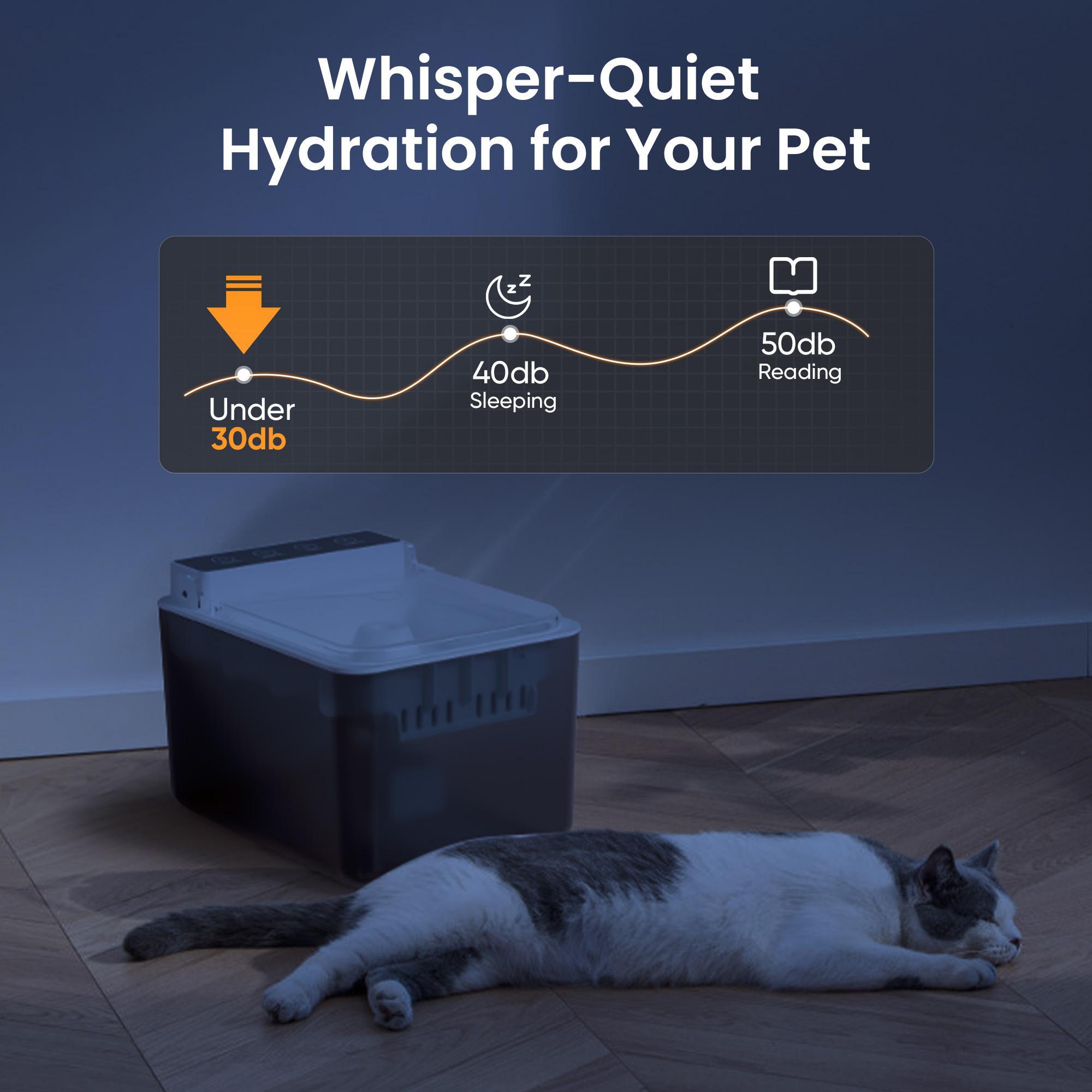 Wired Automatic Pet Fountain – Smart Dog & Cat Water Dispenser with Automatic Sensing Function for Continuous Fresh Hydration
