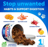 No Poo Chews for Dogs – Coprophagia Stool Eating Deterrent with Probiotics, Enzymes & Digestive Support Supplement
