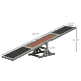 ooden Dog Agility Seesaw – Training & Exercise Platform for Dogs, Outdoor Running & Balance Game Equipment