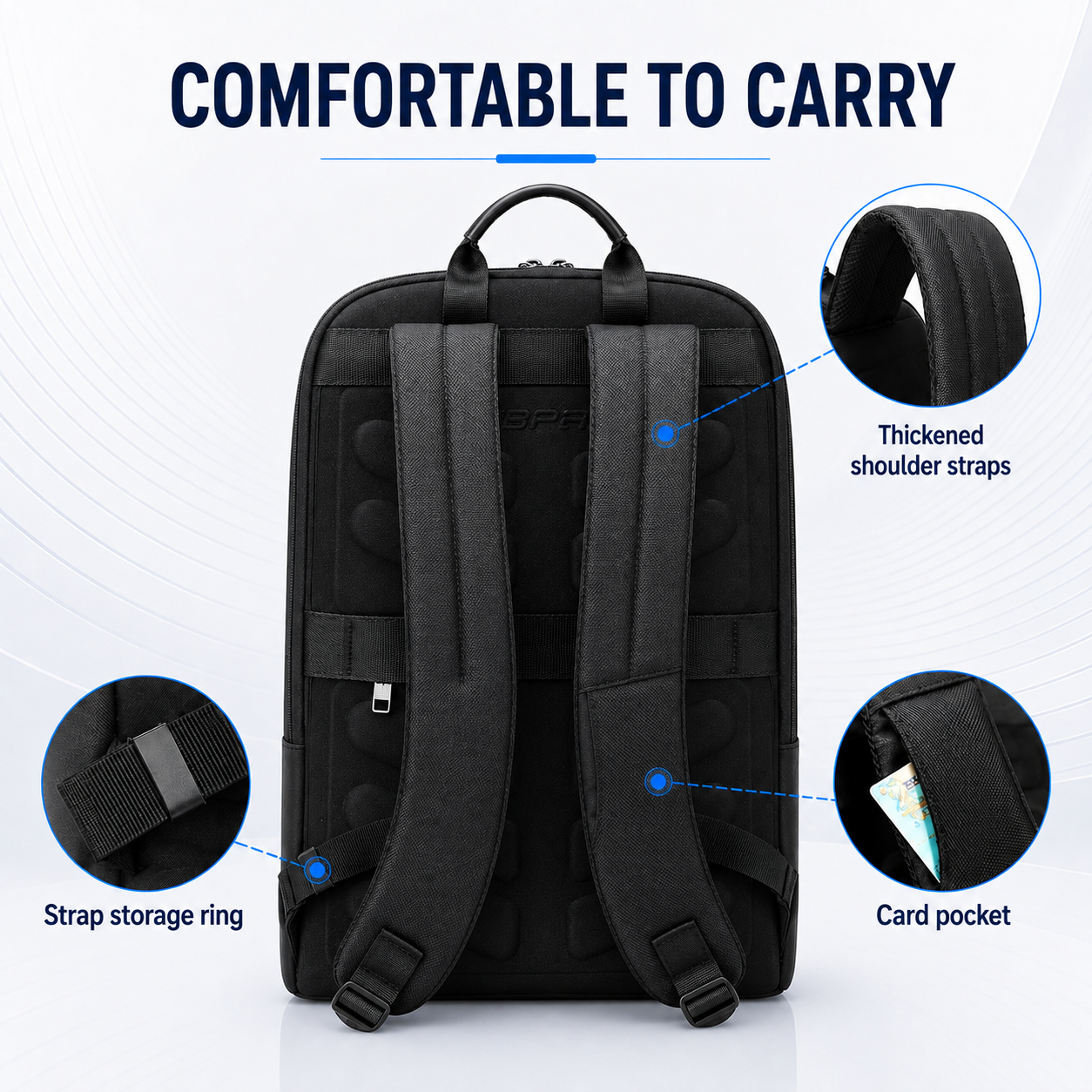 17-Inch Super Slim Anti-Theft Laptop Backpack – Water-Resistant Business & Travel Bag