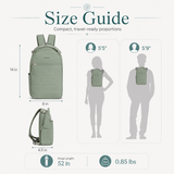 Convertible Anti-Theft Travel Backpack & Sling – RFID Protection, Locking Zippers & Lightweight Design