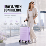 Light Purple 16-Inch Underseat Carry-On with TSA Lock