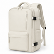 Women’s Flight-Ready Carry-On Backpack with Shoe Compartment & Wet Pocket – Beige
