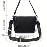 Women’s Elegant Ethnic Embroidery Shoulder Strap Bag 🌸 Large-Capacity Crossbody Purse w/ Zipper Closure – Travel, Work & Daily Use