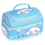 Kuromi Insulated Lunch Tote – Cartoon Pink Lunch Box Bag for Work, Travel & Picnic