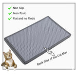 Waterproof Cat Litter Box Mat – Splash-Proof, Non-Slip Double-Layer Filter Pad for Mess-Free Homes