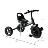 Toddler Tricycle for Ages 2-4 - 3-Wheel Kids Bike with Bell for Indoor & Outdoor Fun