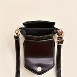 Small Crossbody Phone Bag 📱 Travel Cellphone Wallet & Shoulder Bag – Coffee