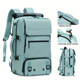 2025 New Multi-Functional 16″ Laptop Travel & Business Backpack for Men & Women – Large Capacity with Shoe Pocket & Crossbody Straps 🎒