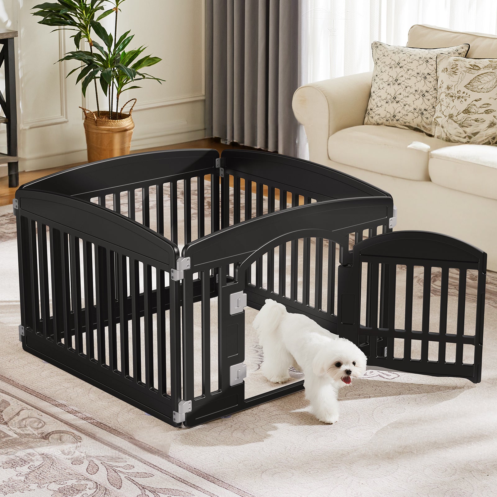 Dog Game Fence – Safe & Reliable Portable Pet Playpen for Indoor and Outdoor Use