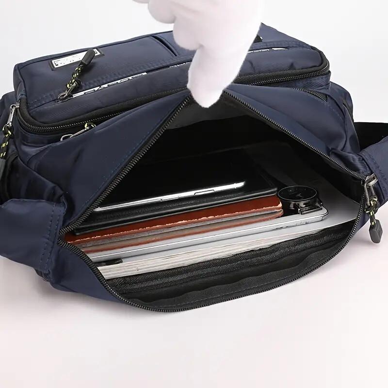 Large Capacity Men’s Waterproof Backpack – Multi-Pocket Business & Casual Shoulder Bag