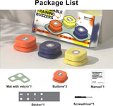 MewooFun Dog Talking Buttons Set – 3 Recordable Communication Buttons for Dogs & Cats, Training & Interactive Pet Toy