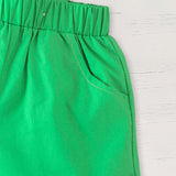 Newborn Baby Boy St. Patrick’s Day Outfit ☘️ Clover Print Romper & Suspenders Pants Set (119 karakter ✅)