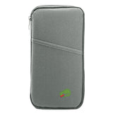 Travel Passport Wallet & Document Organizer 🛂 12-Cell Waterproof ID, Card & Ticket Holder with Zipper Case