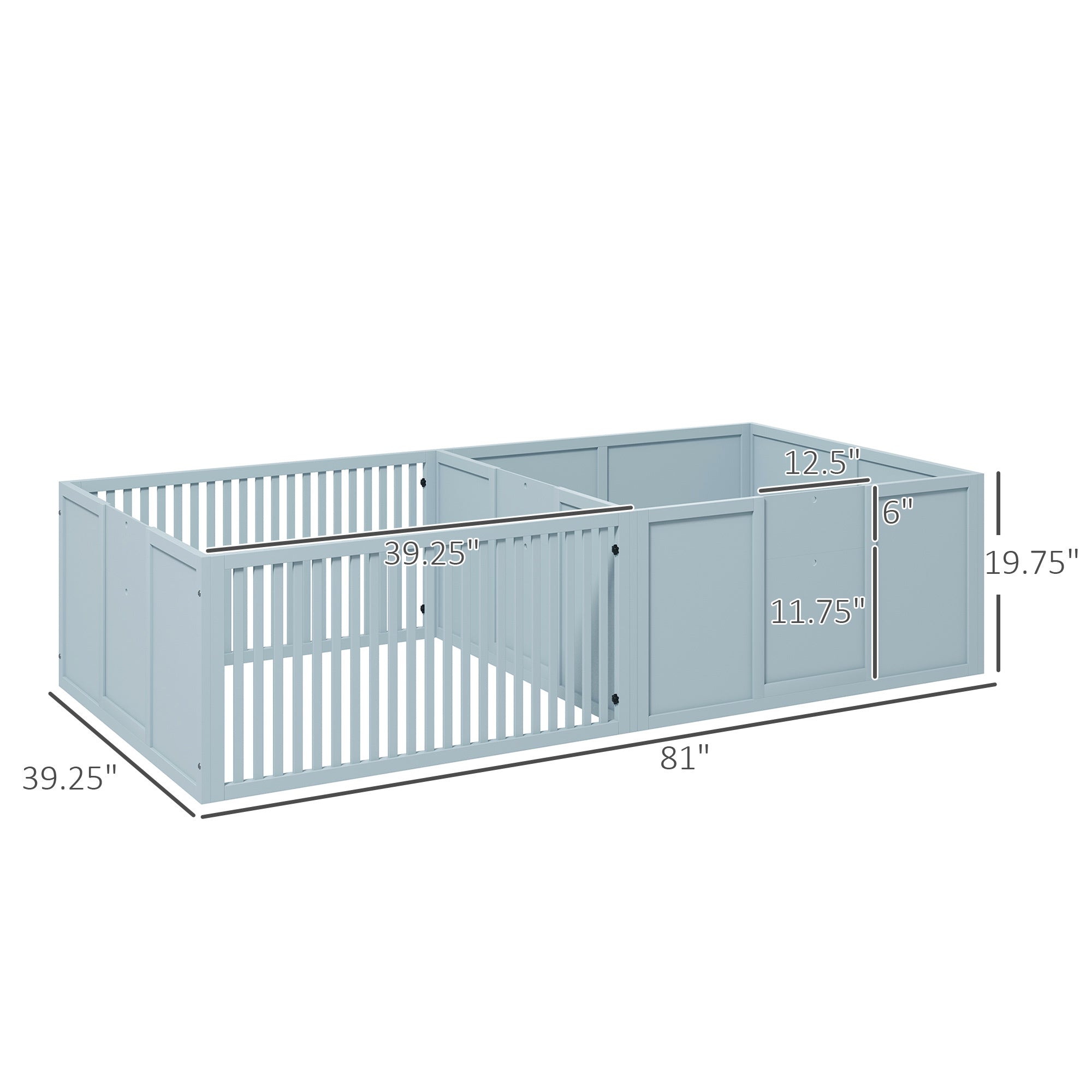Dog Egg Crate – Comfortable Whelping Bed for Mothers & Newborn Puppies, Soft Cushioning & Easy-to-Clean Design