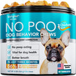 No Poo Chews for Dogs – Stop Poop Eating Behavior with Probiotics, Digestive Enzymes & Bad Breath Support