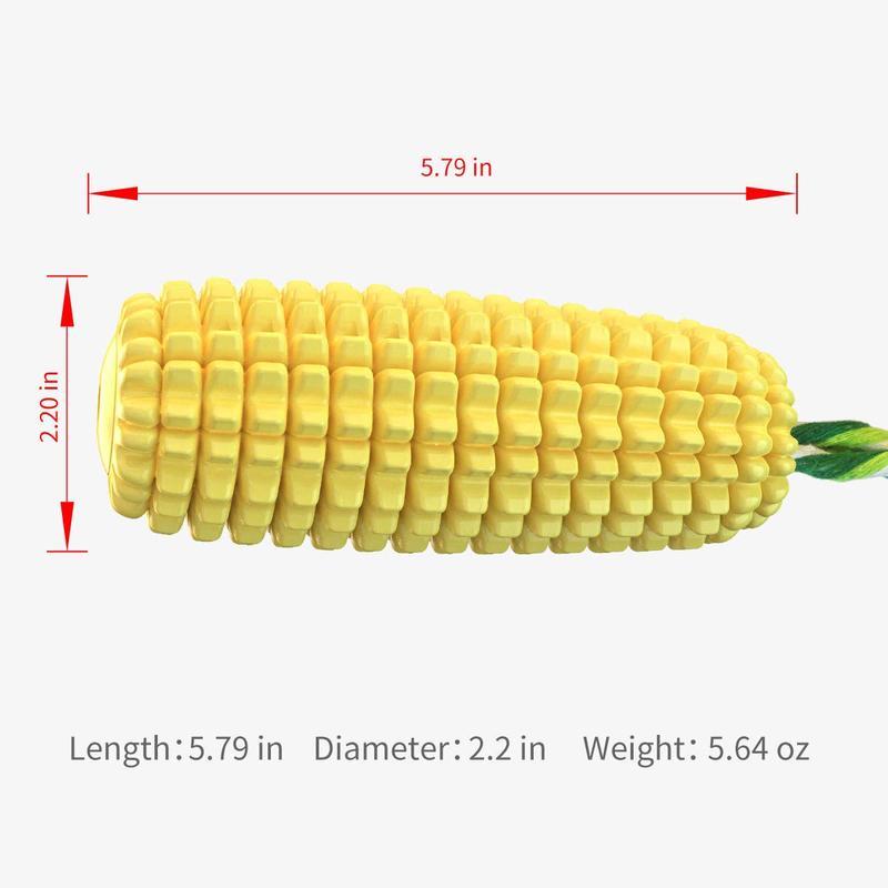 Prokel Dog Chew Toy – Corn Stick Squeaky Rope Toy for Small, Medium & Large Breeds, Durable Dental Health Training Toy