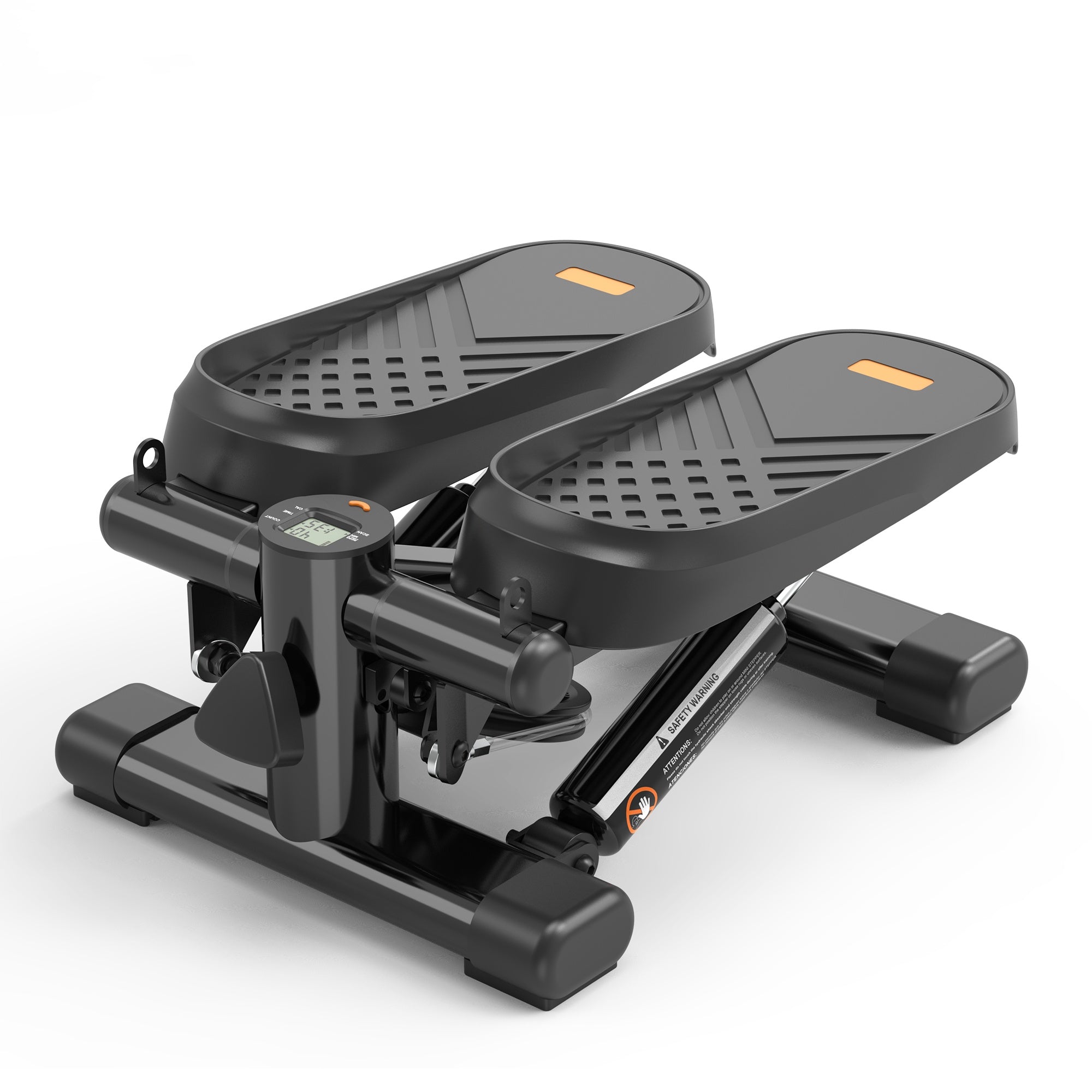 Mini Stepper with Resistance Bands & LCD Monitor | 330 lbs Capacity Compact Home Office Cardio Machine 🏠🔥
