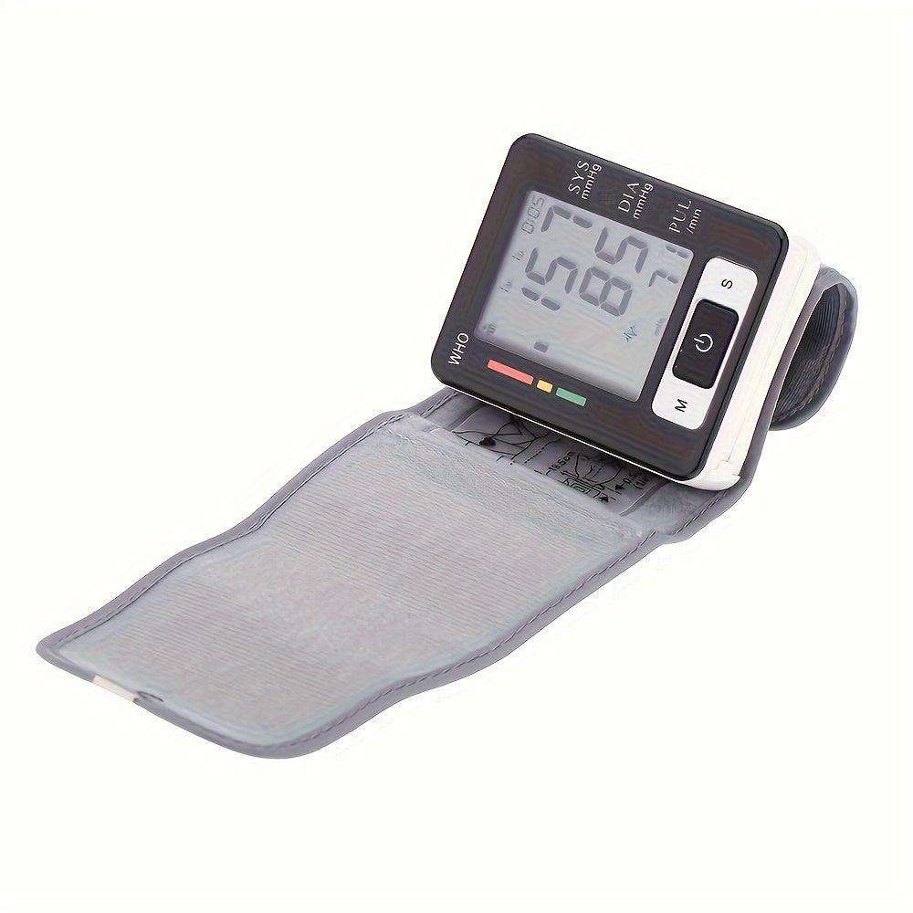 CHANG KUN Premium Wrist Blood Pressure Monitor With Pulse Heart Rate, Blood Pressure Machine With Large LCD Display - Digital Automatic Blood Pressure Wrist Cuff And Carrying Case Included, Health Monitoring For Adult And Old - PulinGO