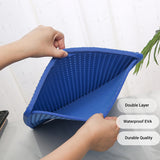 Double Layer Rice Cat Litter Mat – Waterproof, Non-Slip, Easy-to-Clean Trap Pad for Indoor Cats