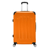 3-in-1 ABS Hard Shell Luggage Set – Lightweight Spinner Suitcases (20", 24", 28") – Orange