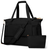 Travel Duffel Bag 🎒 – Waterproof Sports & Weekender Bag with Trolley Sleeve for Women & Men