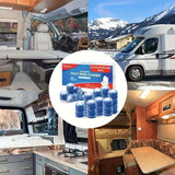RV Toilet Cleaners - Powerful Automatic Deodorization, Embedded Toilet Treatment - Controls Odors, Decomposes Waste, Prevents Scaling And Rust, Suitable For Plastic Surfaces, Long-lasting Freshness For RV And Home Bathrooms - PulinGO