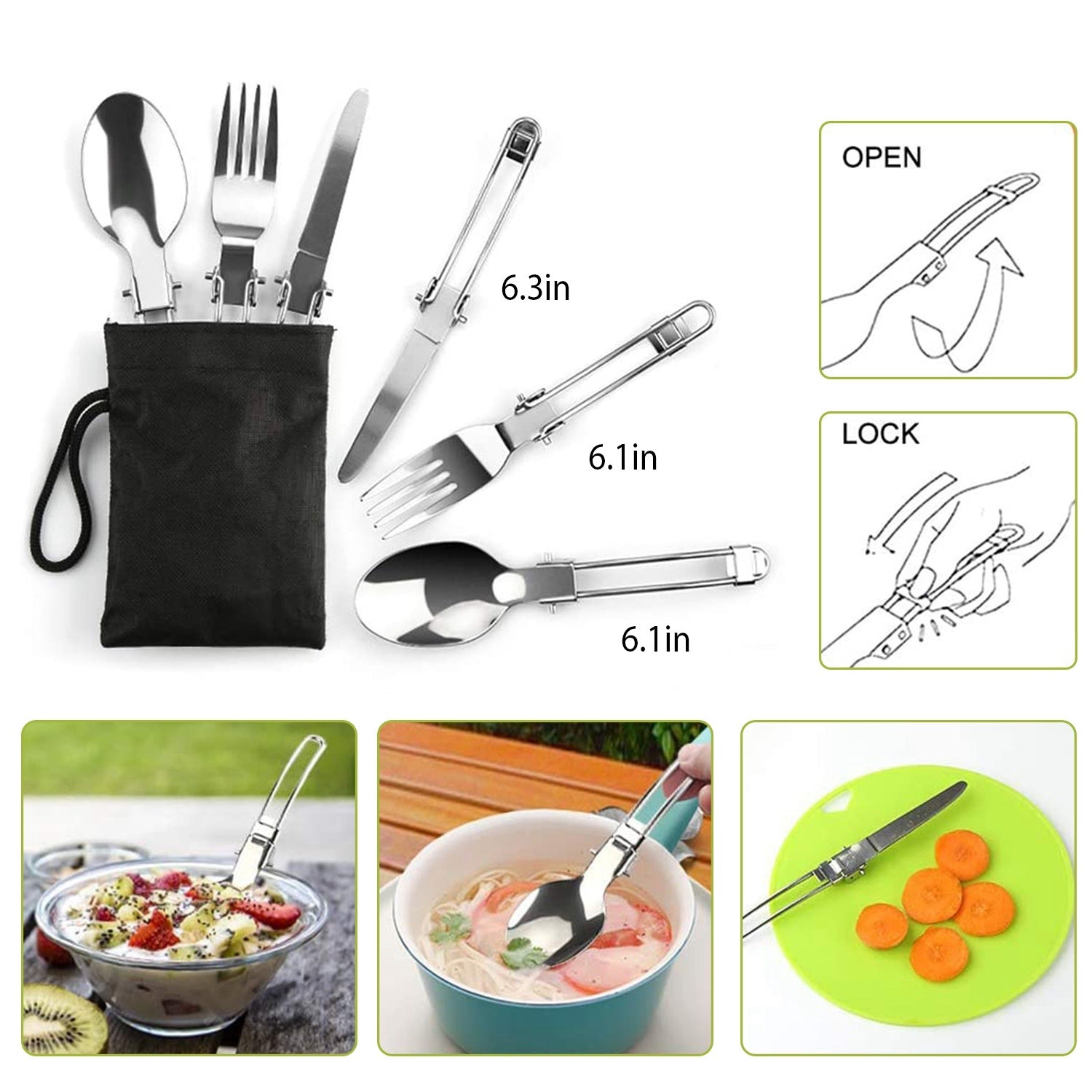 12-Piece Aluminum Camping Cookware Set – Pot, Kettle, Pan & Utensils with Storage Bags for Hiking & Picnics