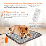 Pet Heating Pad – Electric Waterproof Heating Mat with Adjustable Temperature & Chew-Resistant Cord for Dogs & Cats