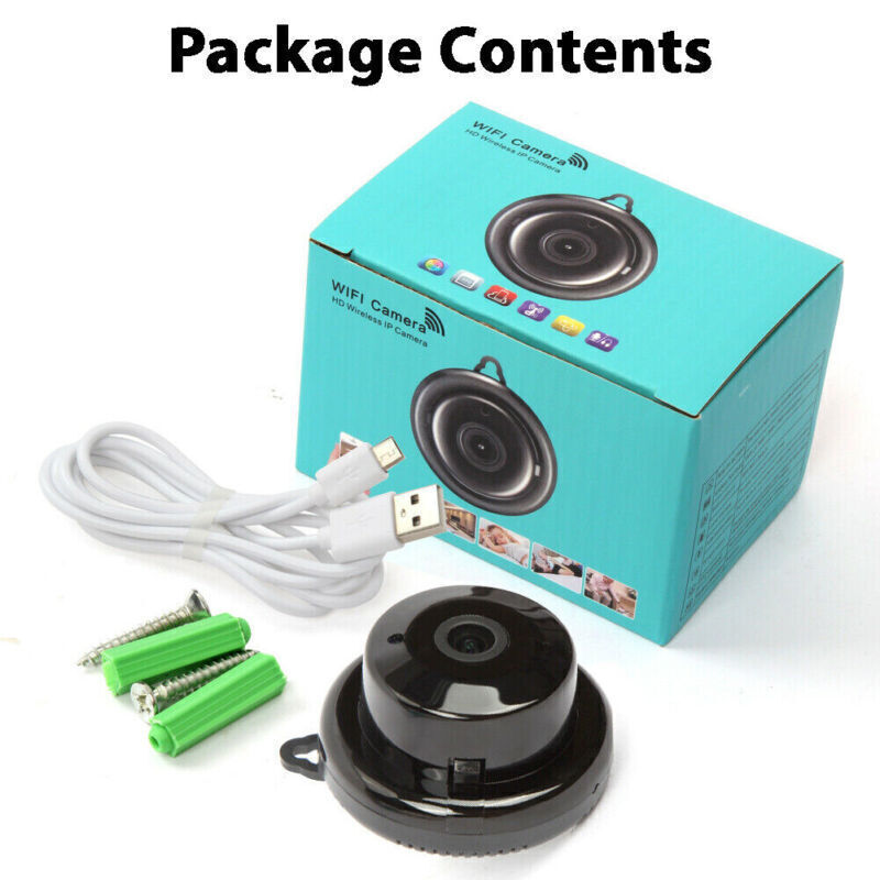 1080P WiFi Security Camera - Wireless Indoor/Outdoor Cam with Night Vision & Two-Way Audio