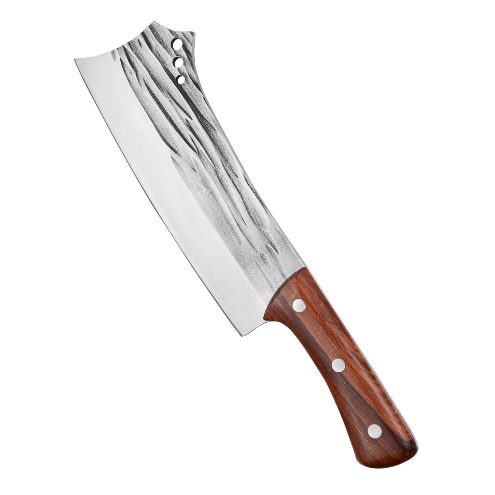 Kegani Heavy-Duty Meat & Bone Cleaver Knife – 7.3" High-Carbon Steel Bone Chopper, Full-Tang Handle