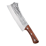 Kegani Heavy-Duty Meat & Bone Cleaver Knife – 7.3" High-Carbon Steel Bone Chopper, Full-Tang Handle
