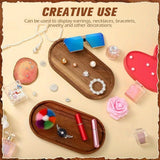 2-Piece Japanese-Style Wooden Serving Tray Set – Space-Saving, Elegant Minimalist Design
