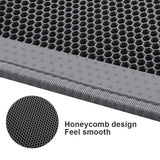 Kitty Cat Litter Mat – Honeycomb Double-Layer Waterproof Non-Slip EVA Cat Litter Pad, Washable Trapping Design for Cats & Puppies