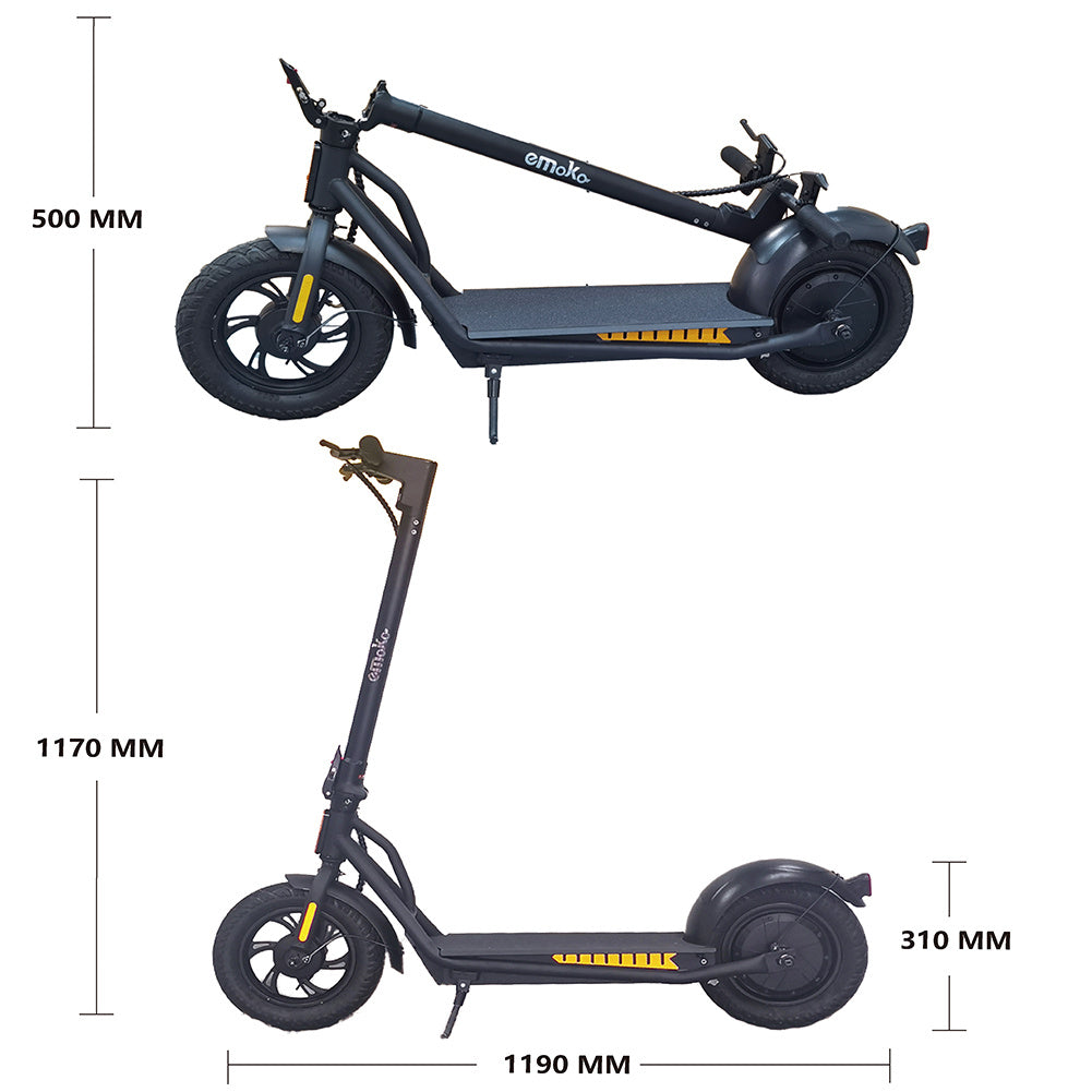 A19 Electric Scooter with Seat for Adults - 12-inch Wheels & Long-Range Battery